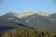 08 Mount Bourgeau From Trans Canada Highway Just After Leaving Banff Towards Lake Louise In Summer.jpg